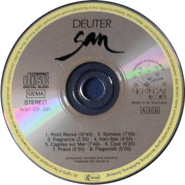 Deuter : San (CD, Album)