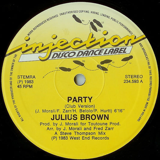 Julius Brown : Party (12")