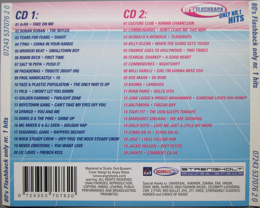 Various : 80's Flashback Only Nr. 1 Hits (2xCD, Comp)