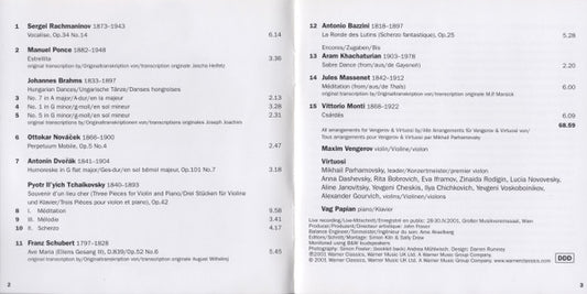 Maxim Vengerov, Virtuosi : Vengerov & Virtuosi (CD, RE)