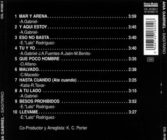 Ana Gabriel : Sagitario (CD, Album)
