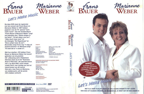 Frans Bauer & Marianne Weber : Let's Make Music (DVD-V)