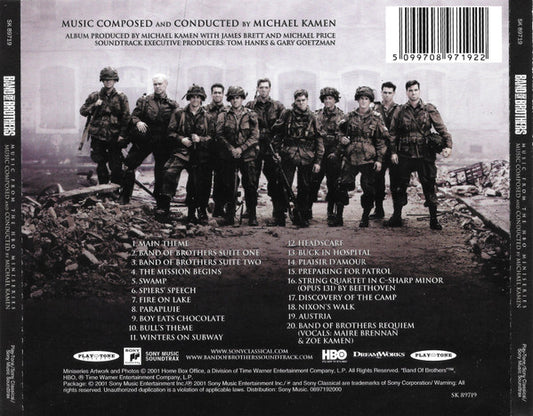 Michael Kamen : Band Of Brothers (Music From The HBO Miniseries) (CD, Album)