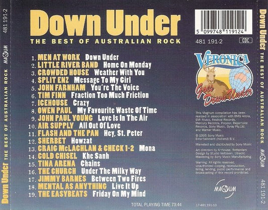 Various : Down Under (The Best Of Australian Rock) (CD, Comp)