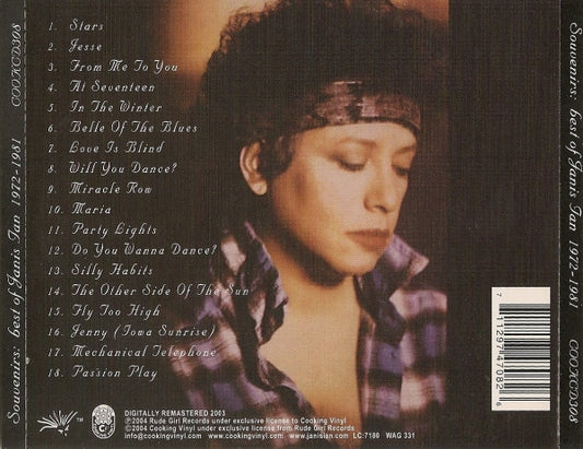 Janis Ian : Souvenirs - Best Of Janis Ian 1972 - 1981 (CD, Comp)