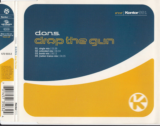 D.O.N.S. : Drop The Gun (CD, Maxi)