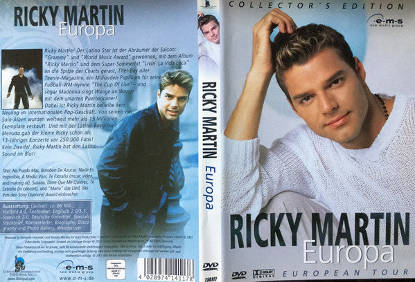 Ricky Martin : Europa (European Tour) (DVD-V, Dol)