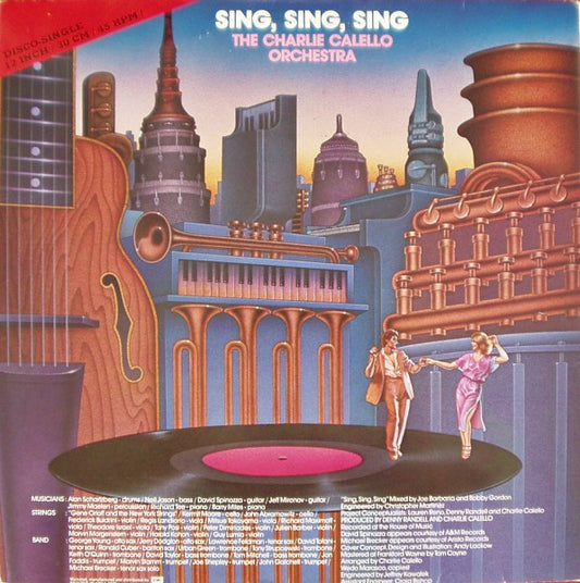 The Charlie Calello Orchestra : Sing, Sing, Sing / In The Mood (12", Single)