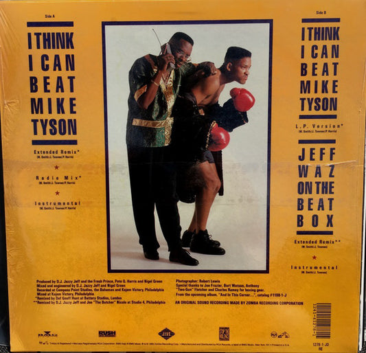 DJ Jazzy Jeff & The Fresh Prince : I Think I Can Beat Mike Tyson (12")