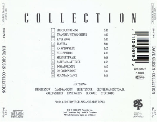 Dave Grusin : Collection (CD, Comp)