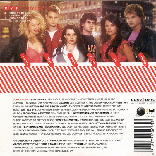 XYP : Body To Body (CD, Single)