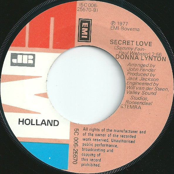 Donna Lynton : Boomerang (7", Single)