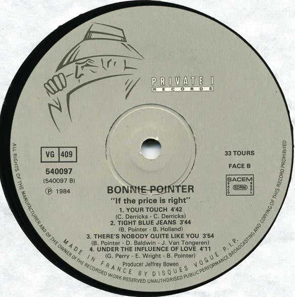 Bonnie Pointer : If The Price Is Right (LP, Album)