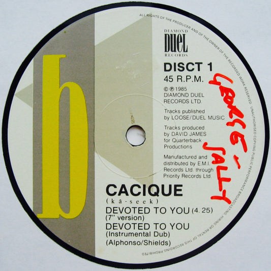 Cacique : Devoted To You (12")