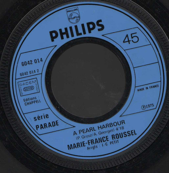 Marie-France Roussel : Le Monde A Besoin D'amour (7", Single)