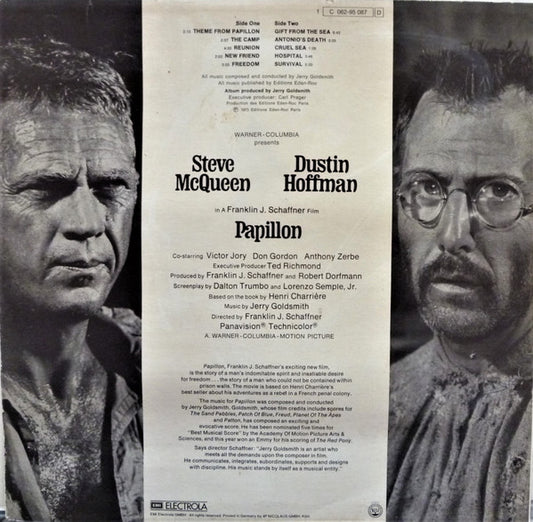 Jerry Goldsmith : Papillon (Original Motion Picture Soundtrack) (LP, Album)