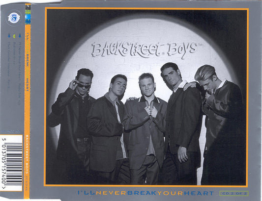 Backstreet Boys : I'll Never Break Your Heart (CD, Single, RE, CD2)
