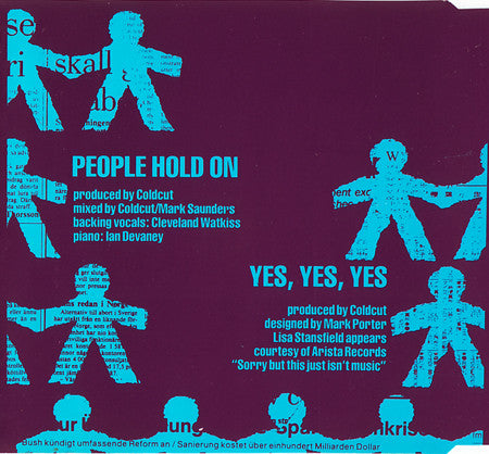 Coldcut Featuring Lisa Stansfield : People Hold On (CD, Maxi)
