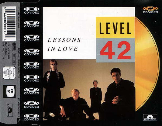 Level 42 : Lessons In Love (CDV, 5", Single, PAL)