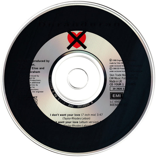 Duran Duran : I Don't Want Your Love (CD, Maxi)