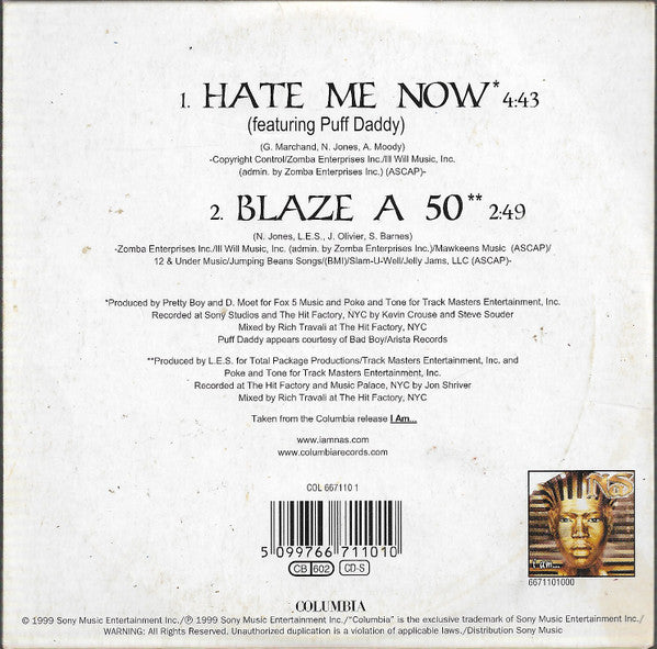 Nas : Hate Me Now (CD, Single)