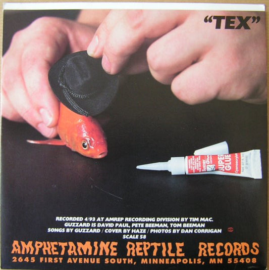 Guzzard : Glued (7", Single, Ora)