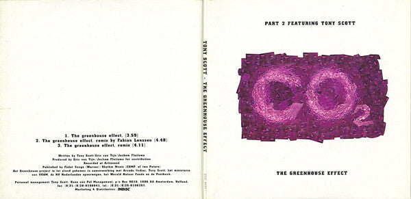 Part 2 (2) Featuring Tony Scott : The Greenhouse Effect (CD, Maxi)