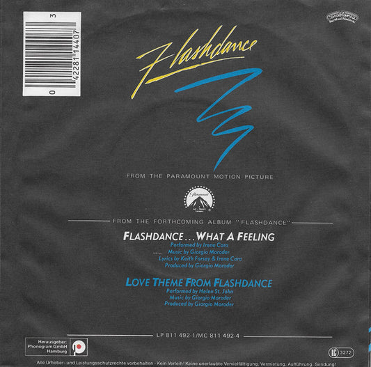 Irene Cara : Flashdance... What A Feeling (7", Single)