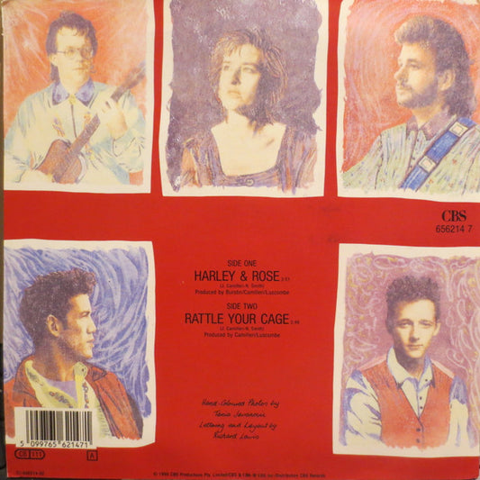 The Black Sorrows : Harley + Rose (7", Single)