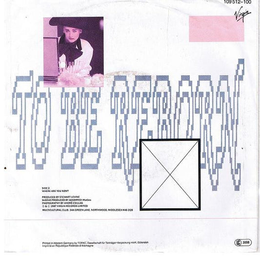 Boy George : To Be Reborn (7", Single)