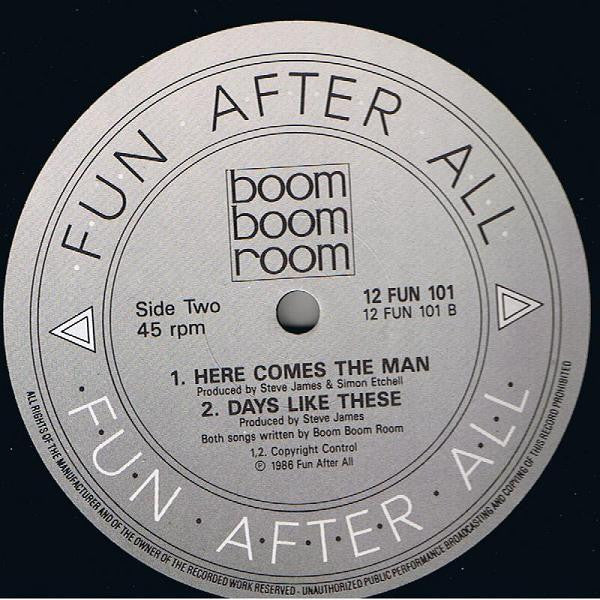 Boom Boom Room : Here Comes The Man (12", Single)