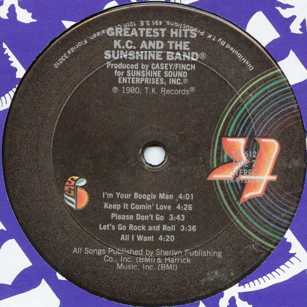KC & The Sunshine Band : Greatest Hits (LP, Comp)