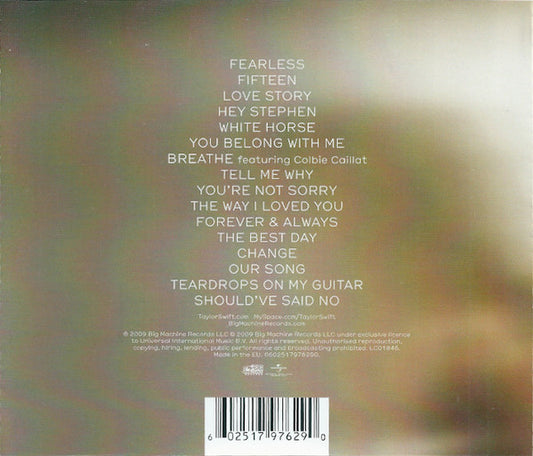 Taylor Swift : Fearless (CD, Album)