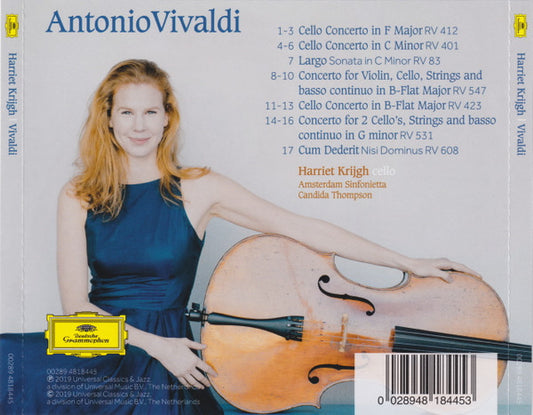 Antonio Vivaldi, Harriet Krijgh, Amsterdam Sinfonietta, Candida Thompson : Vivaldi (CD)