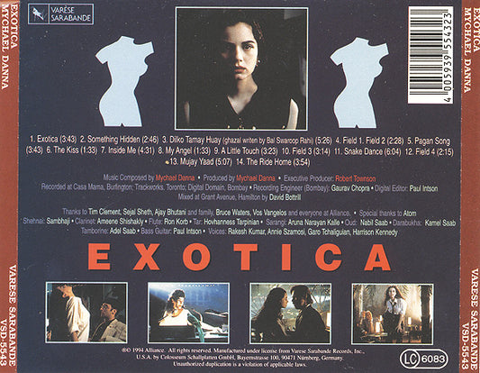 Mychael Danna : Exotica (Original Motion Picture Soundtrack) (CD, Album)