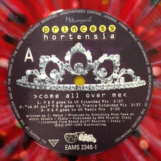 Princess Hortensia : Come All Over Me (12", Mul)