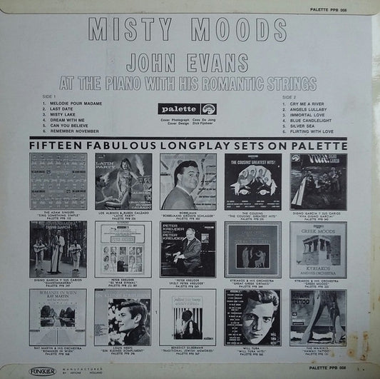 John Evans (11) : Misty Moods (LP, Album)