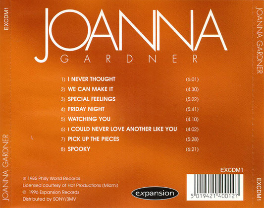 Joanna Gardner : Joanna Gardner (CD, Album, RE)