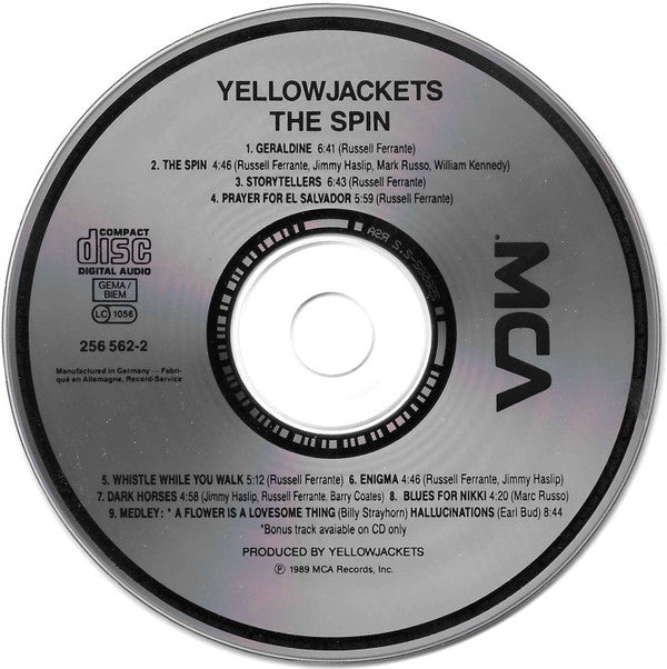 Yellowjackets : The Spin (CD, Album)