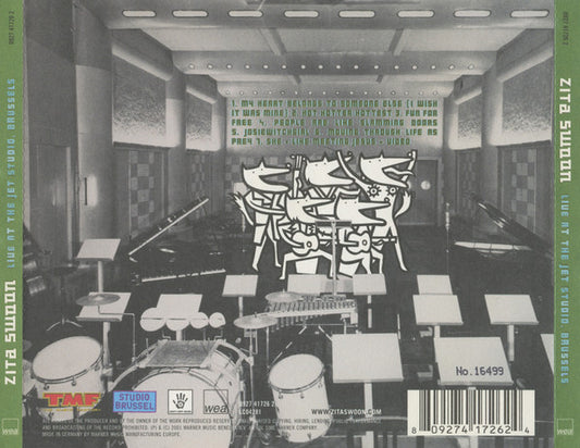 Zita Swoon : Live At The Jet Studio, Brussels (CD, Album, Enh)
