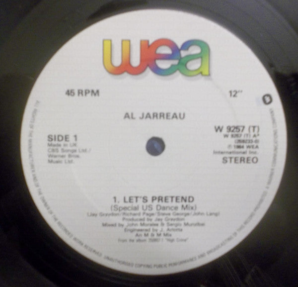Al Jarreau : Let's Pretend / I Keep Callin' (12")