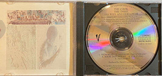 Michael Nyman - The Michael Nyman Band : The Cook, The Thief, His Wife And Her Lover (CD, Album)