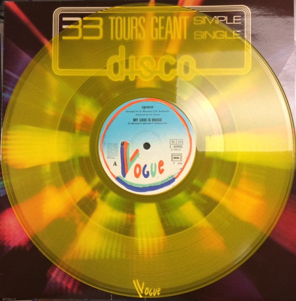 Space : My Love Is Music (12", Maxi, Ltd, Yel)