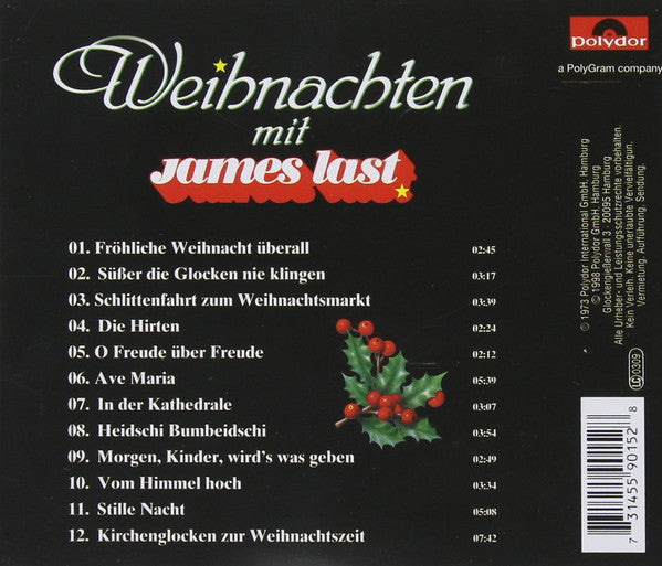 James Last : Weihnachten Mit James Last (CD, Album, RE, RM, RP)