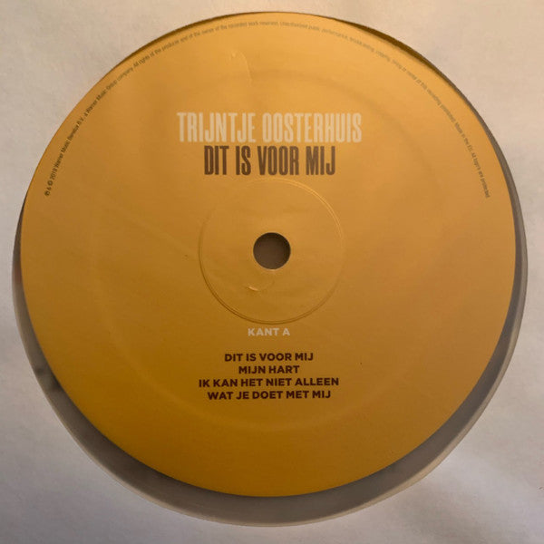 Trijntje Oosterhuis : Dit Is Voor Mij (2x12", Album, Tra)