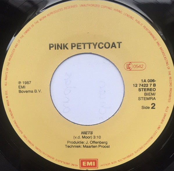 Pink Pettycoat : Verwarring (7", Single)