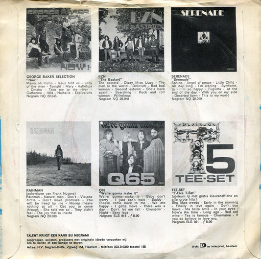 Elmondo Combo : Zigeuners Gaan Voorbij (7", Single)