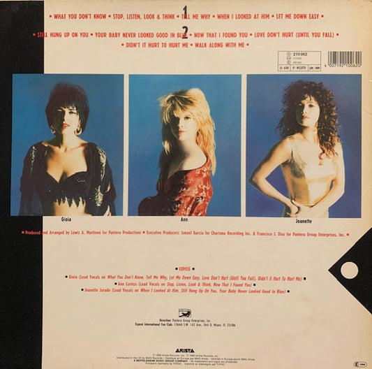 Exposé : What You Don't Know (LP, Album)