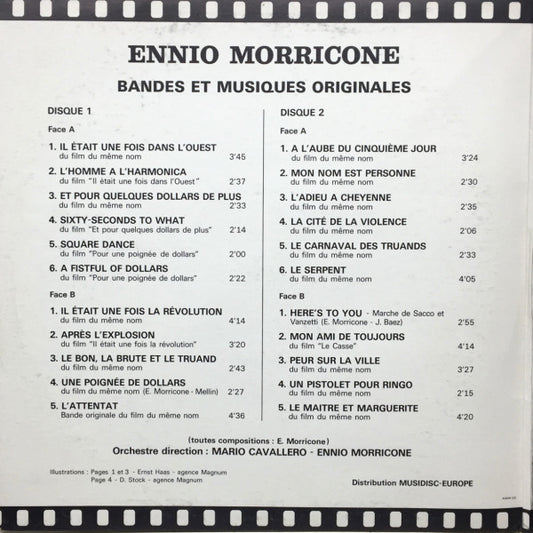 Ennio Morricone : Bandes Et Musiques Originales (2xLP, Comp, Gat)