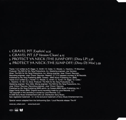 Wu-Tang Clan : Gravel Pit (CD, Maxi)